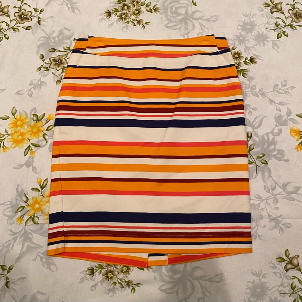 Merona Size 2 Striped Stretch Skirt